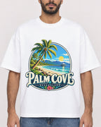 Mockup Boxy Heavyweight Tee White male close-up 07