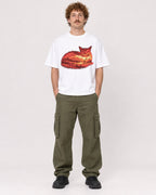 Mockup Boxy Heavyweight Tee White male full-body 09