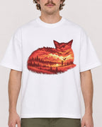 Mockup Boxy Heavyweight Tee White male close-up 09