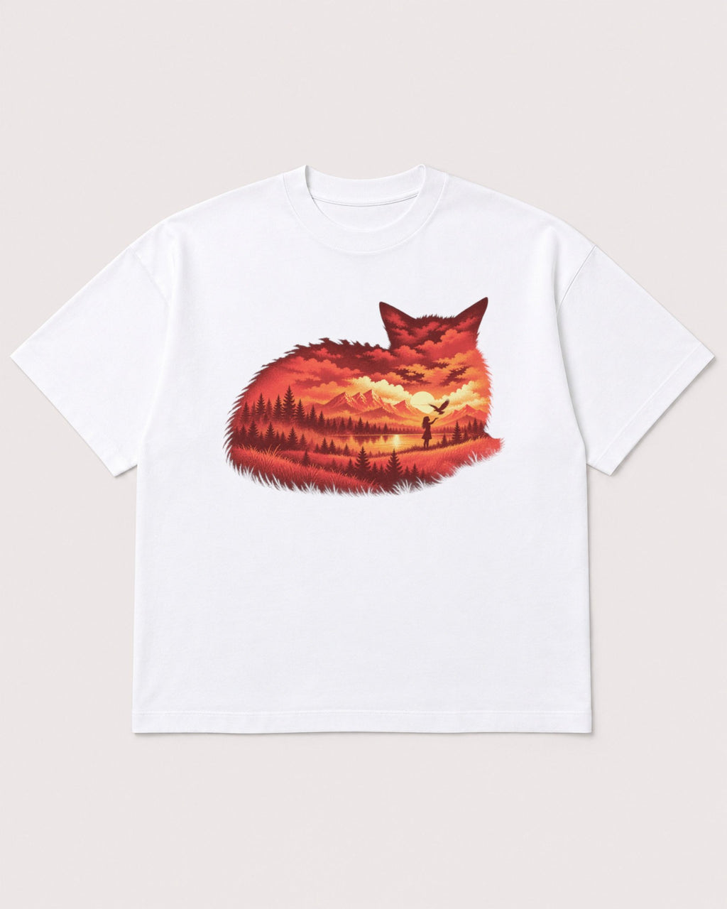 Mockup Boxy Heavyweight Tee White product