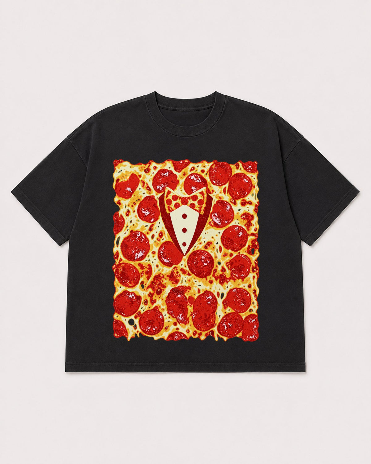 Mockup Boxy Heavyweight Tee Black product