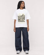 Mockup Boxy Heavyweight Tee White female full-body 04