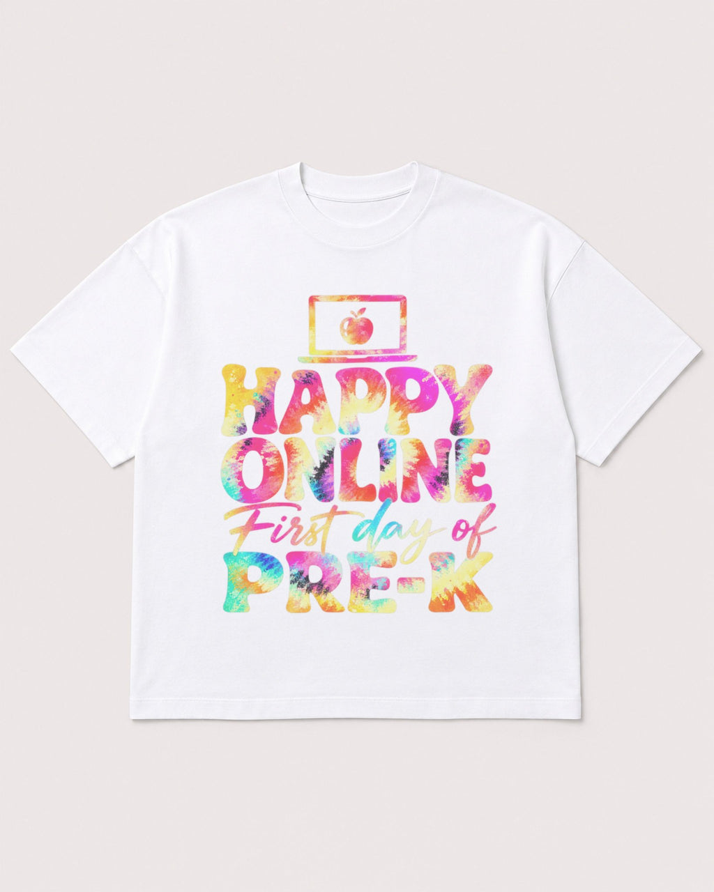 Mockup Boxy Heavyweight Tee White product