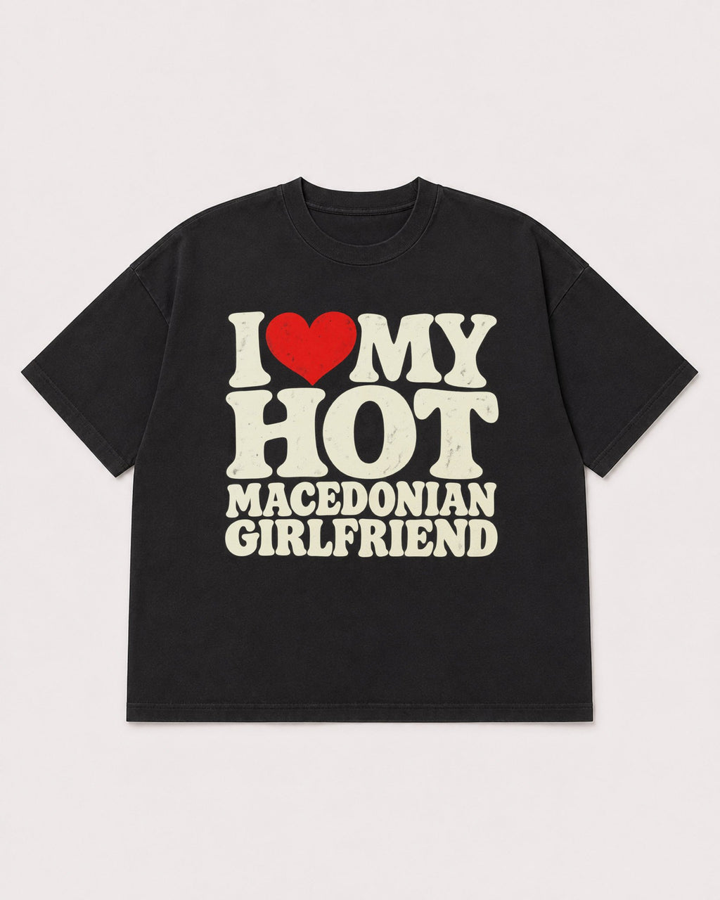 Mockup Boxy Heavyweight Tee Black product