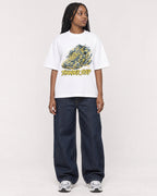 Mockup Boxy Heavyweight Tee White female full-body 04