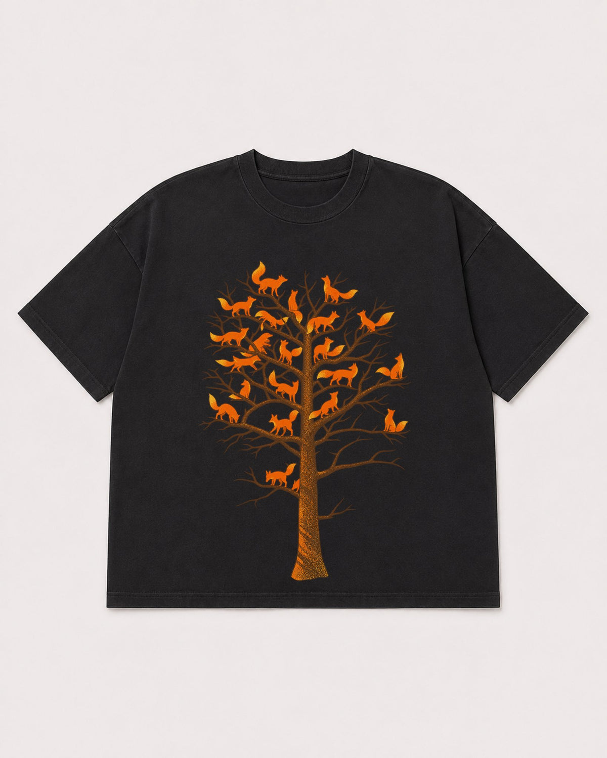 Mockup Boxy Heavyweight Tee Black product