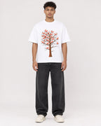 Mockup Boxy Heavyweight Tee White male full-body 20