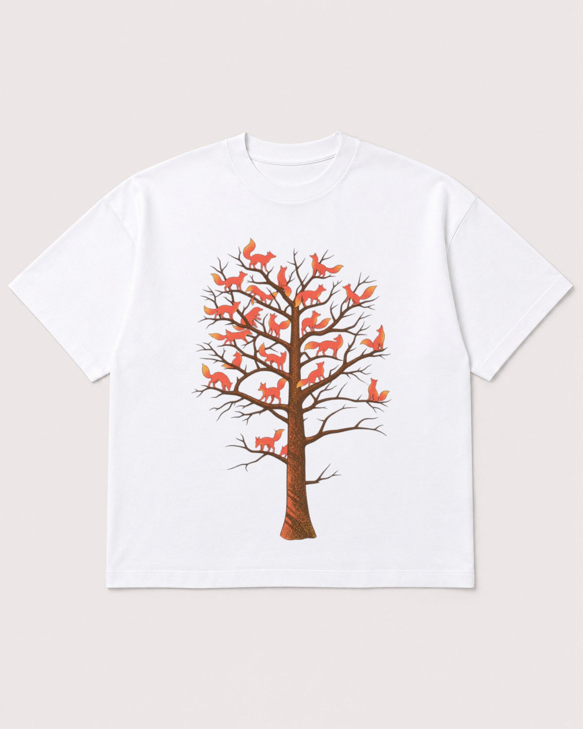 Mockup Boxy Heavyweight Tee White product