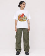 Mockup Boxy Heavyweight Tee White female full-body 12