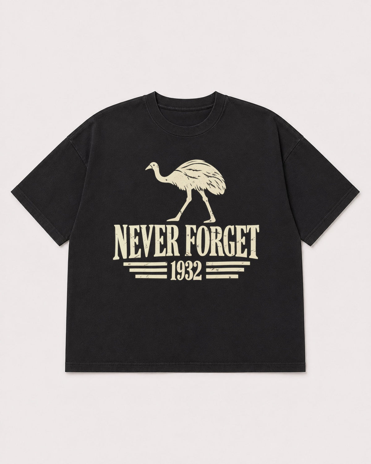 Mockup Boxy Heavyweight Tee Black product