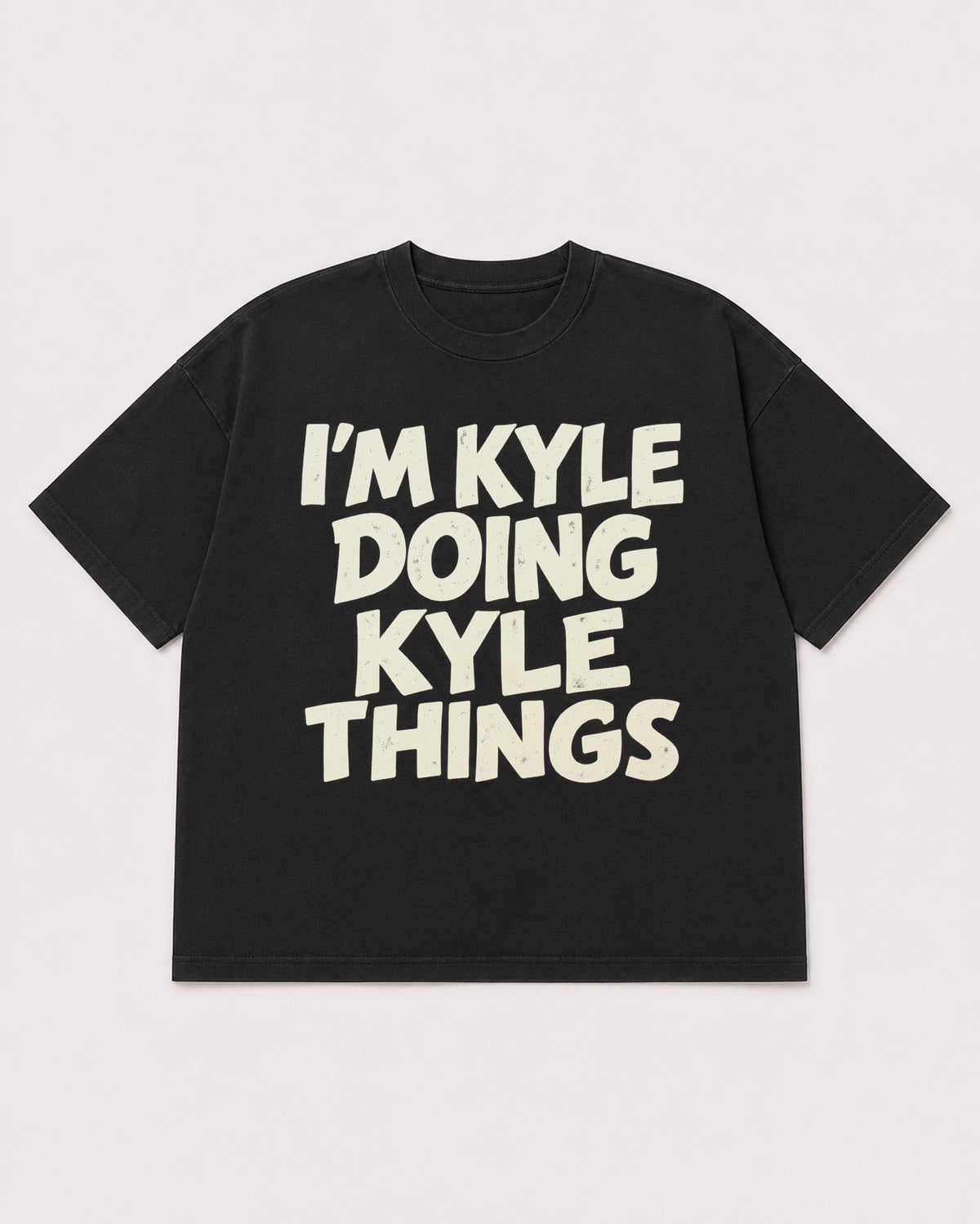 Mockup Boxy Heavyweight Tee Black product