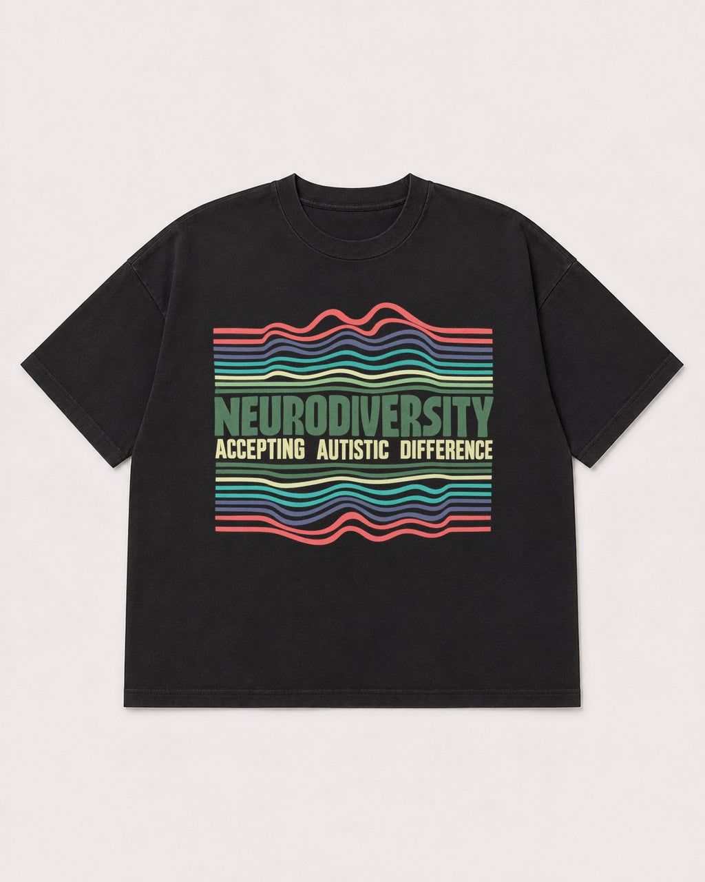 Mockup Boxy Heavyweight Tee Black product