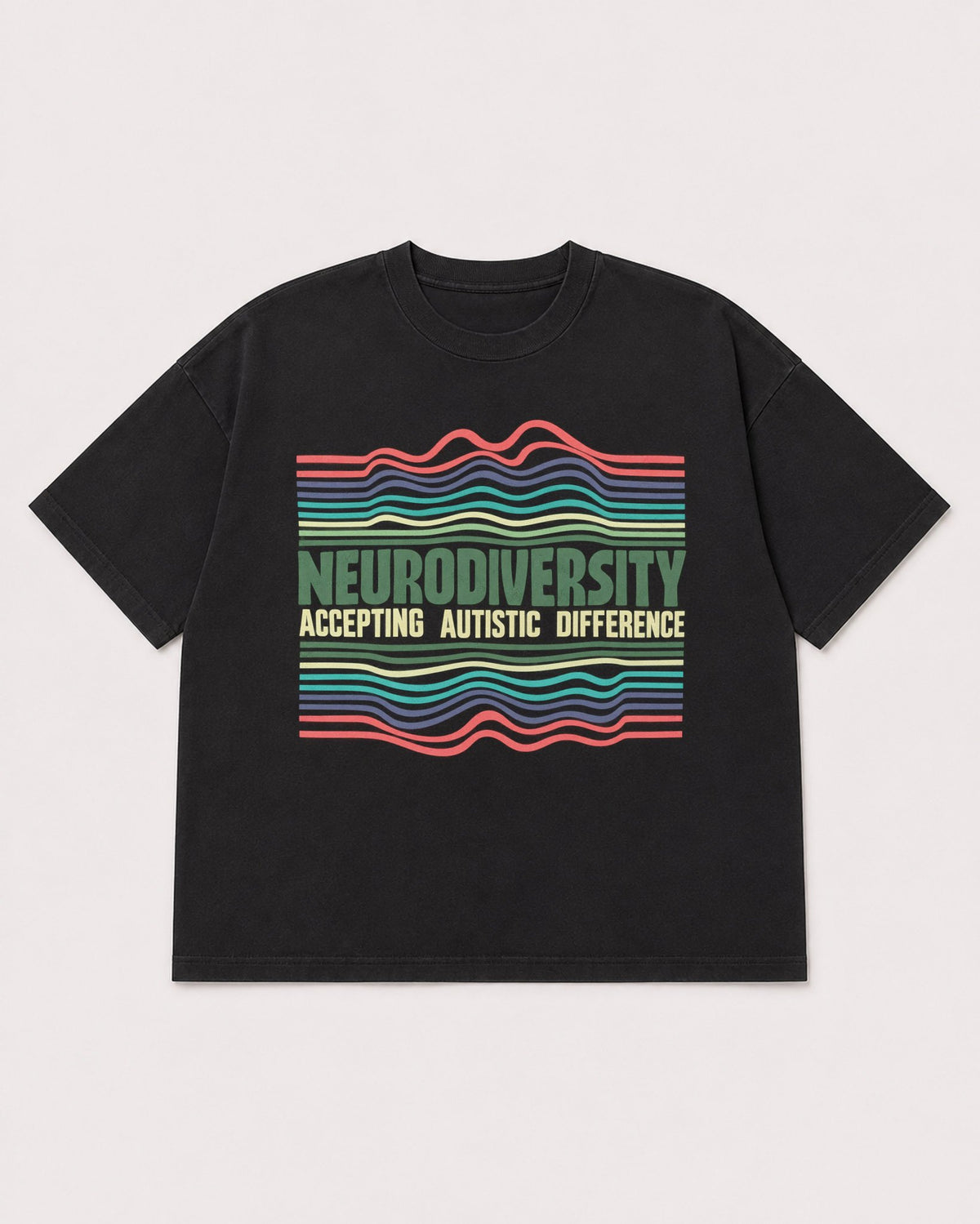 Mockup Boxy Heavyweight Tee Black product