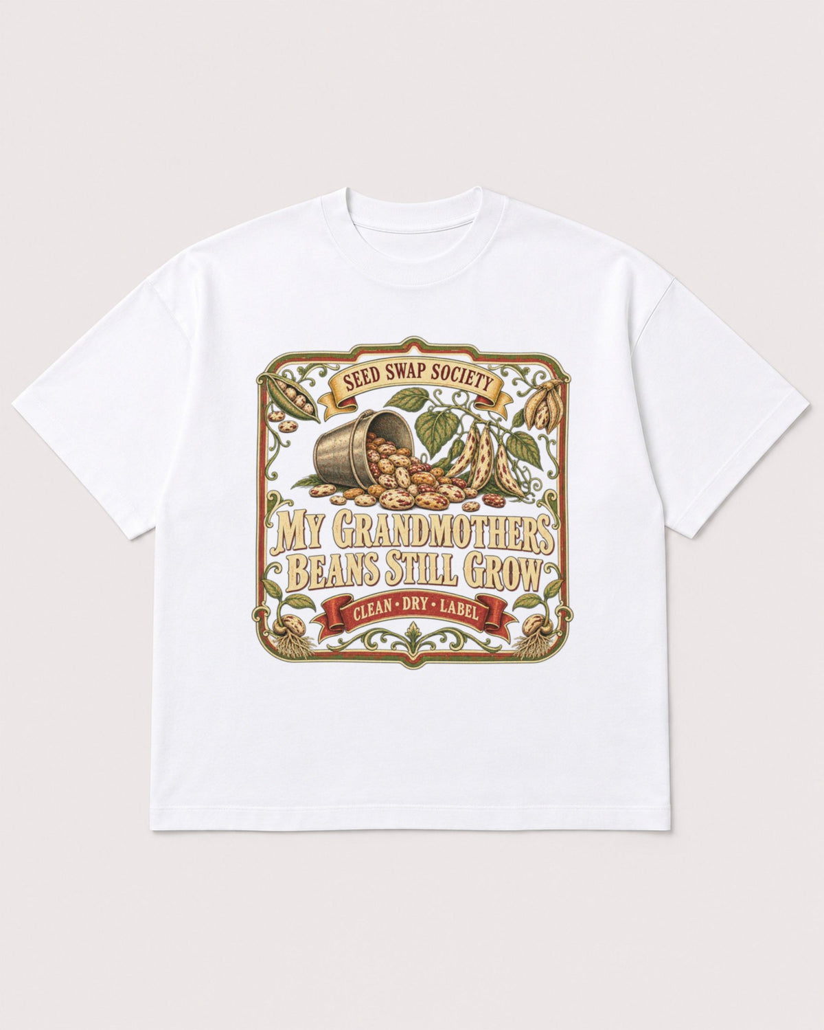 Mockup Boxy Heavyweight Tee White product