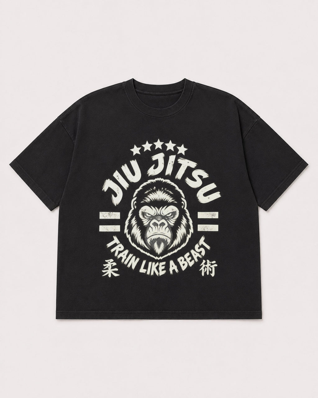 Mockup Boxy Heavyweight Tee Black product