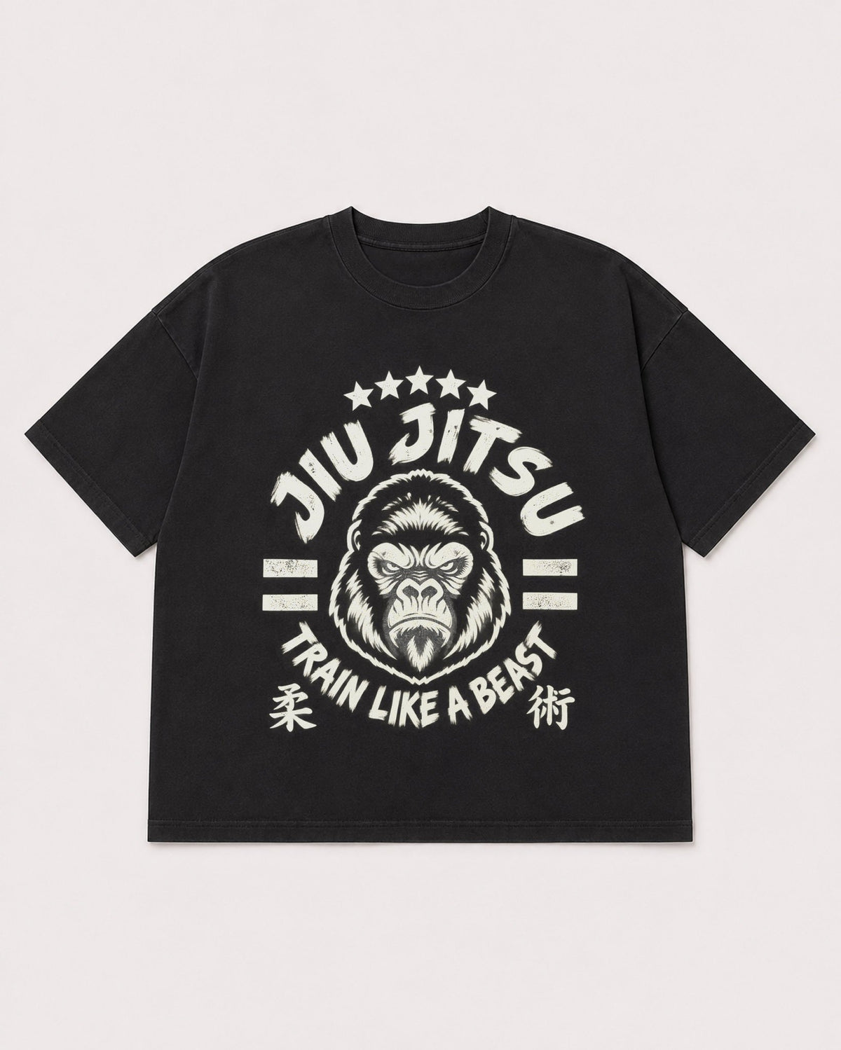 Mockup Boxy Heavyweight Tee Black product