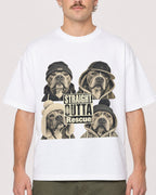 Mockup Boxy Heavyweight Tee White male close-up 19