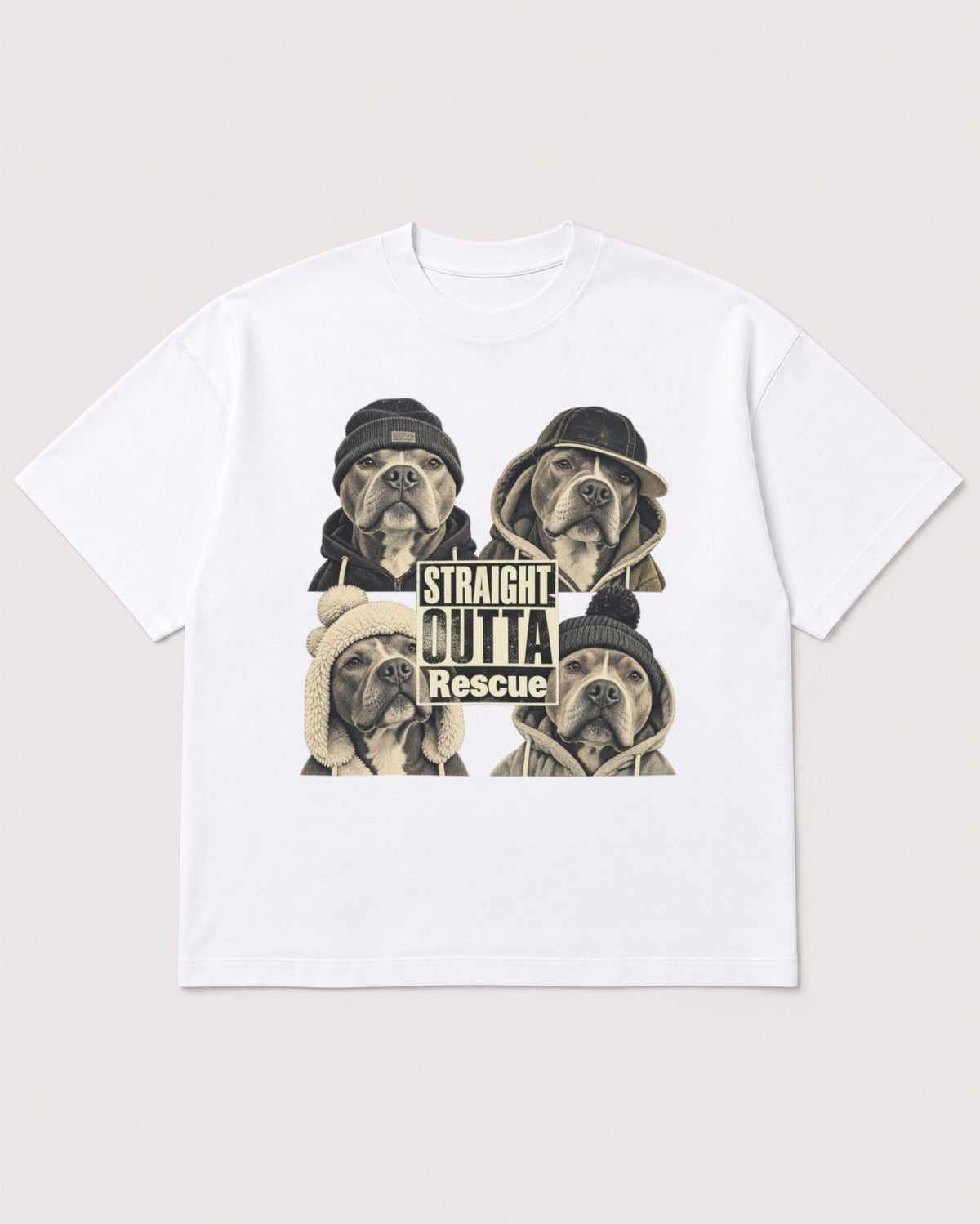 Mockup Boxy Heavyweight Tee White product
