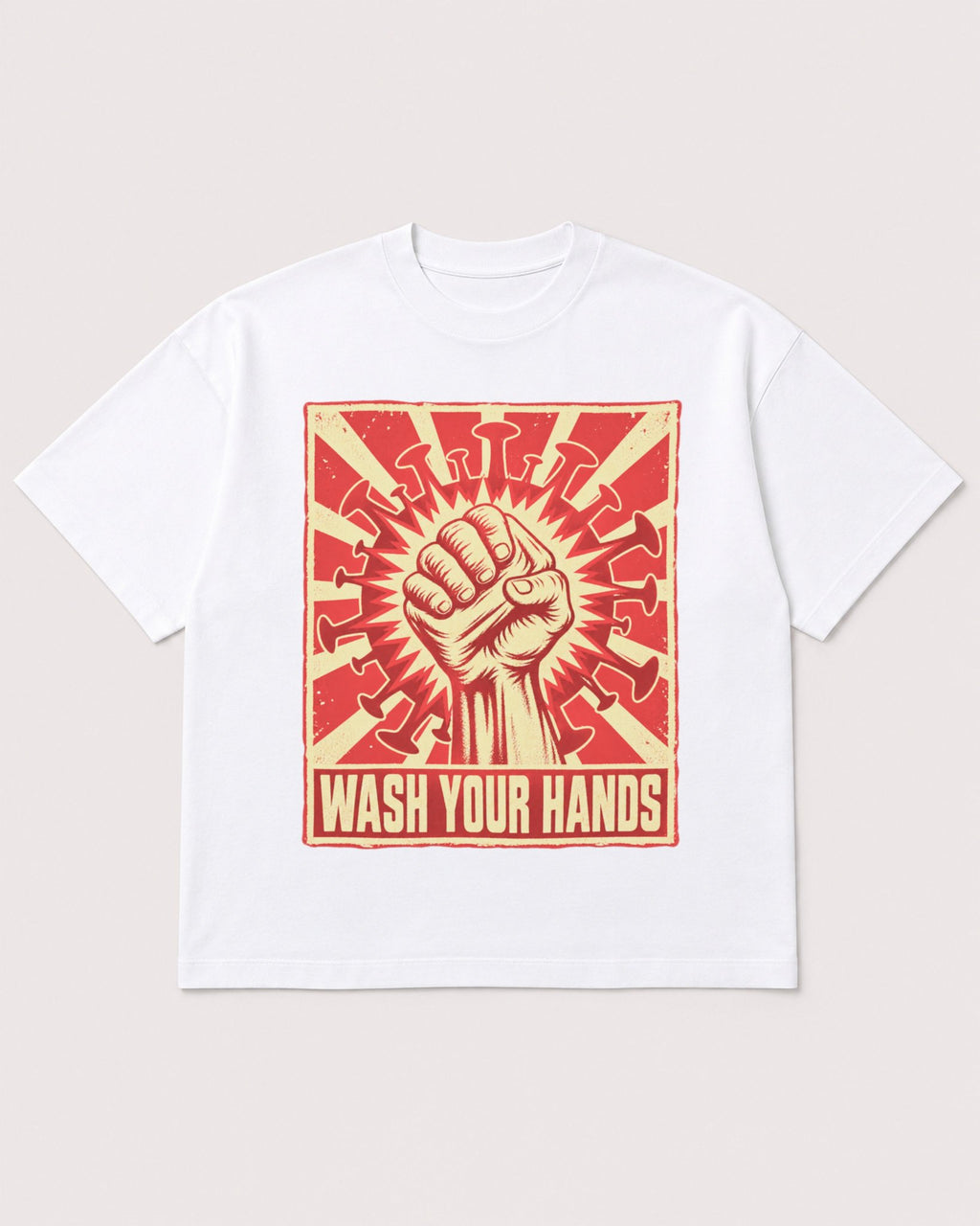 Mockup Boxy Heavyweight Tee White product