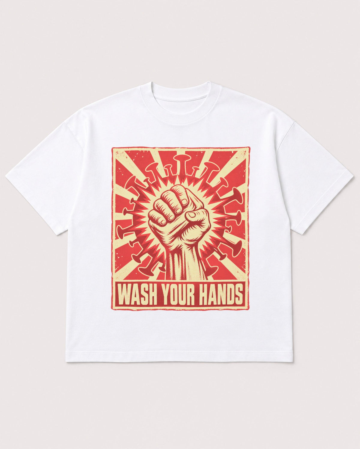 Mockup Boxy Heavyweight Tee White product
