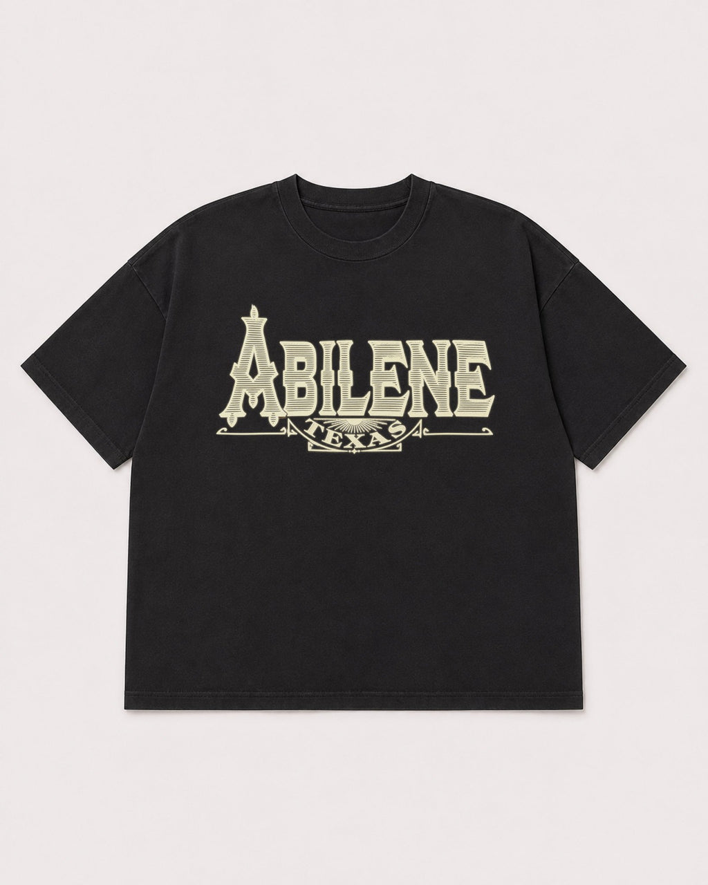 Mockup Boxy Heavyweight Tee Black product