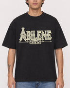 Mockup Boxy Heavyweight Tee Black male close-up 06