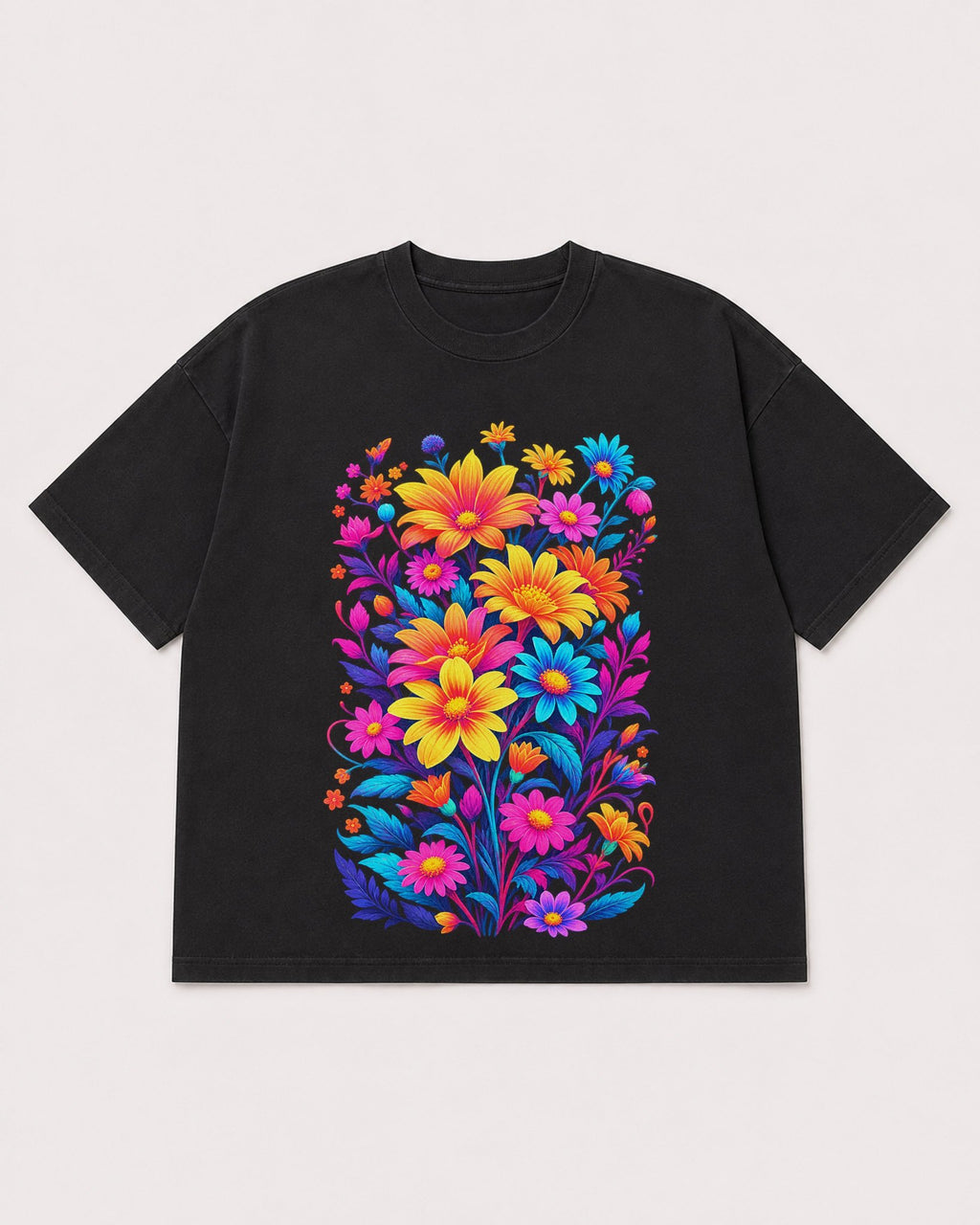 Mockup Boxy Heavyweight Tee Black product