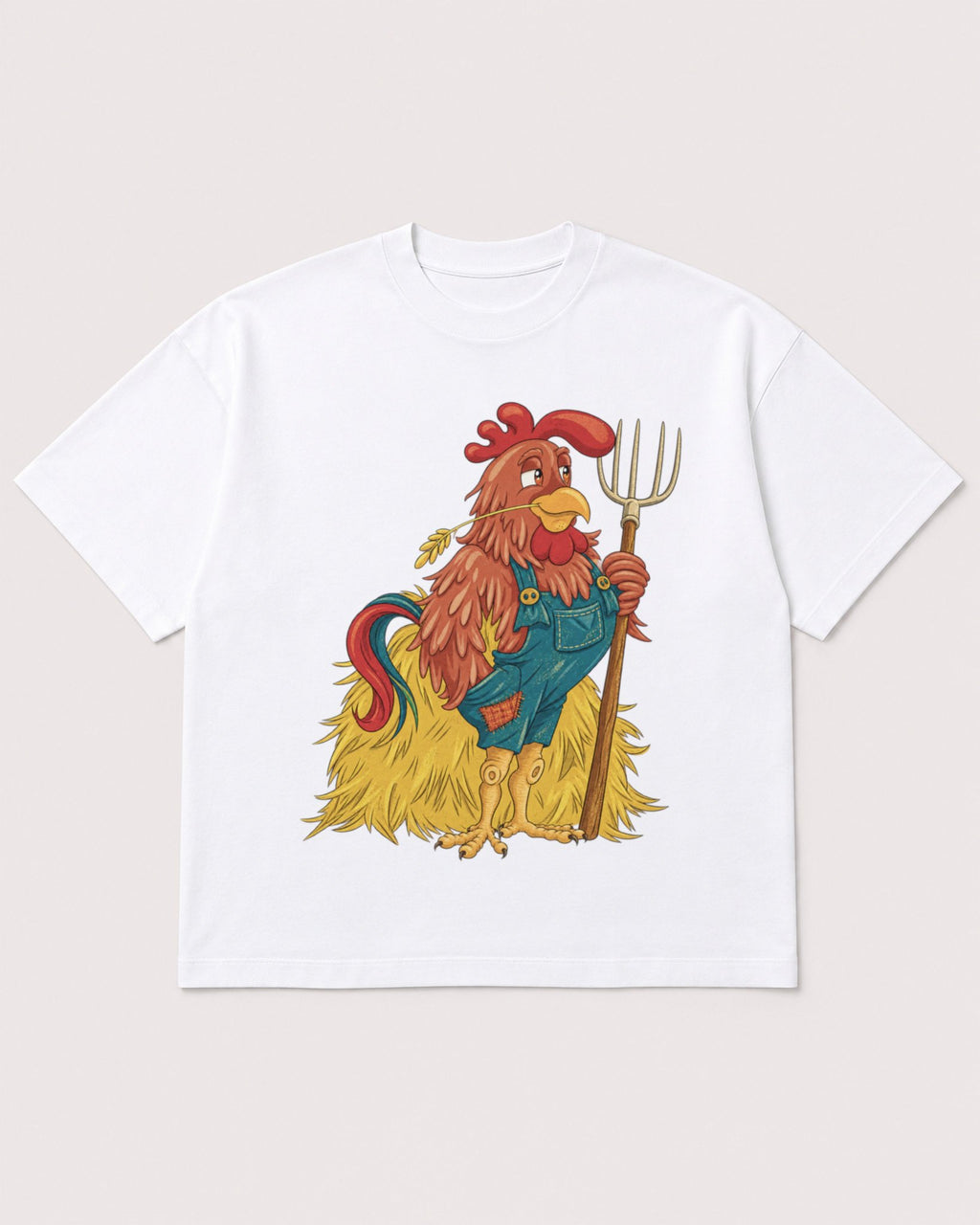 Mockup Boxy Heavyweight Tee White product