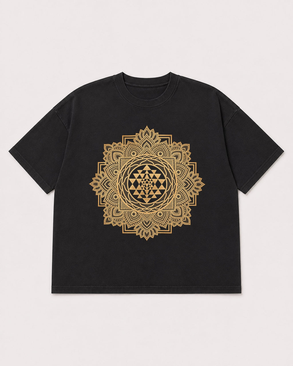 Mockup Boxy Heavyweight Tee Black product