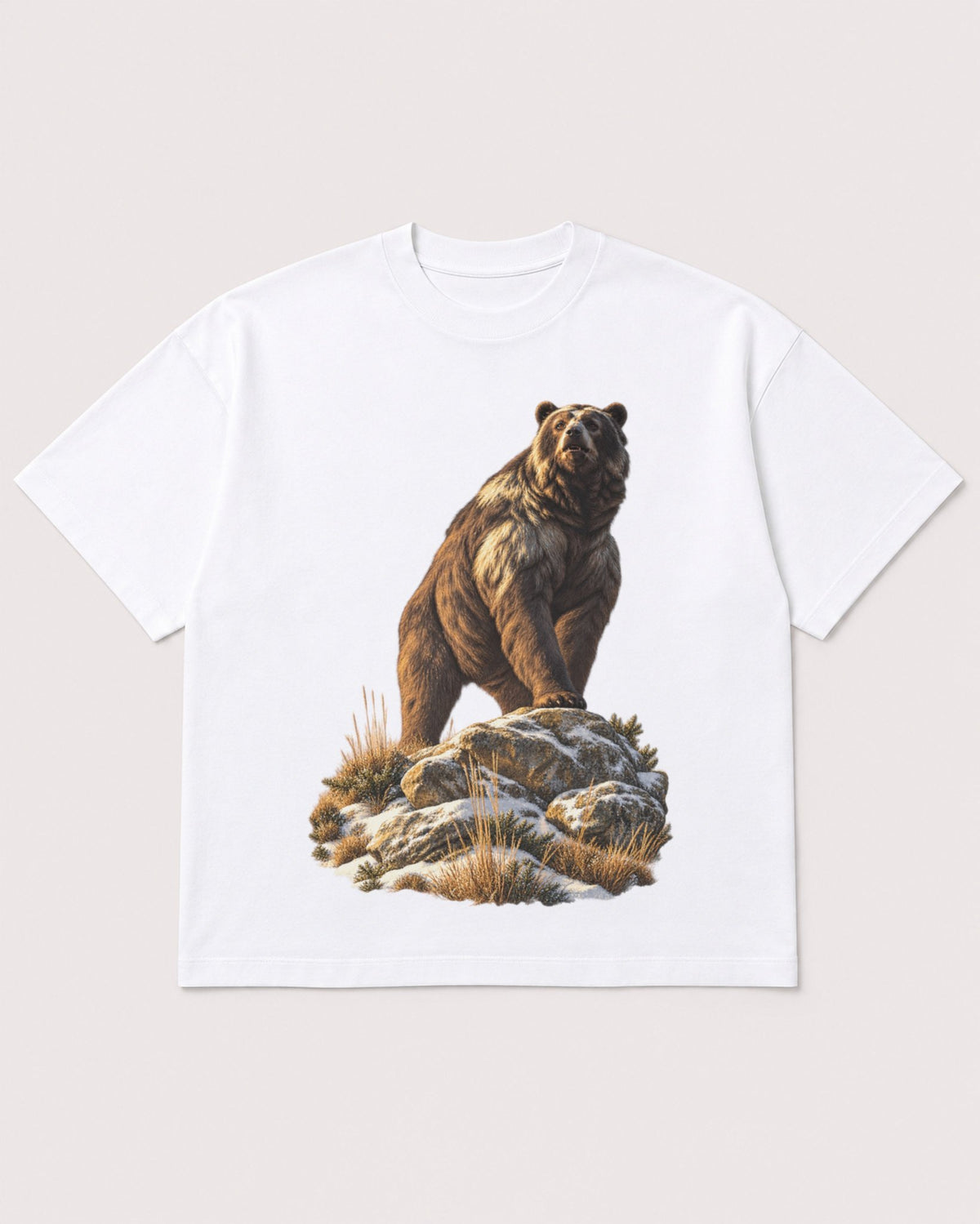 Mockup Boxy Heavyweight Tee White product