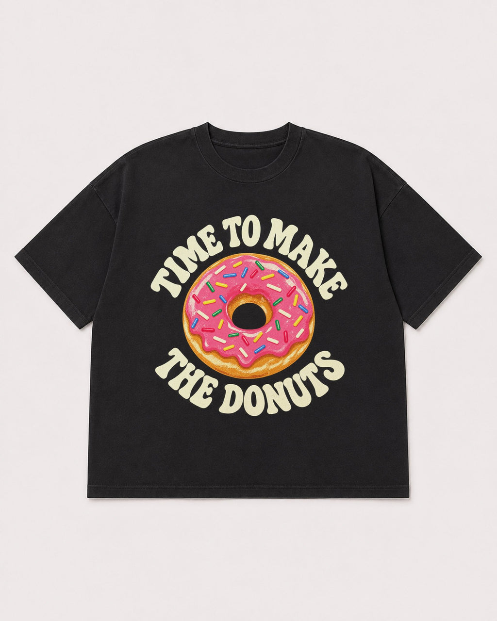Mockup Boxy Heavyweight Tee Black product