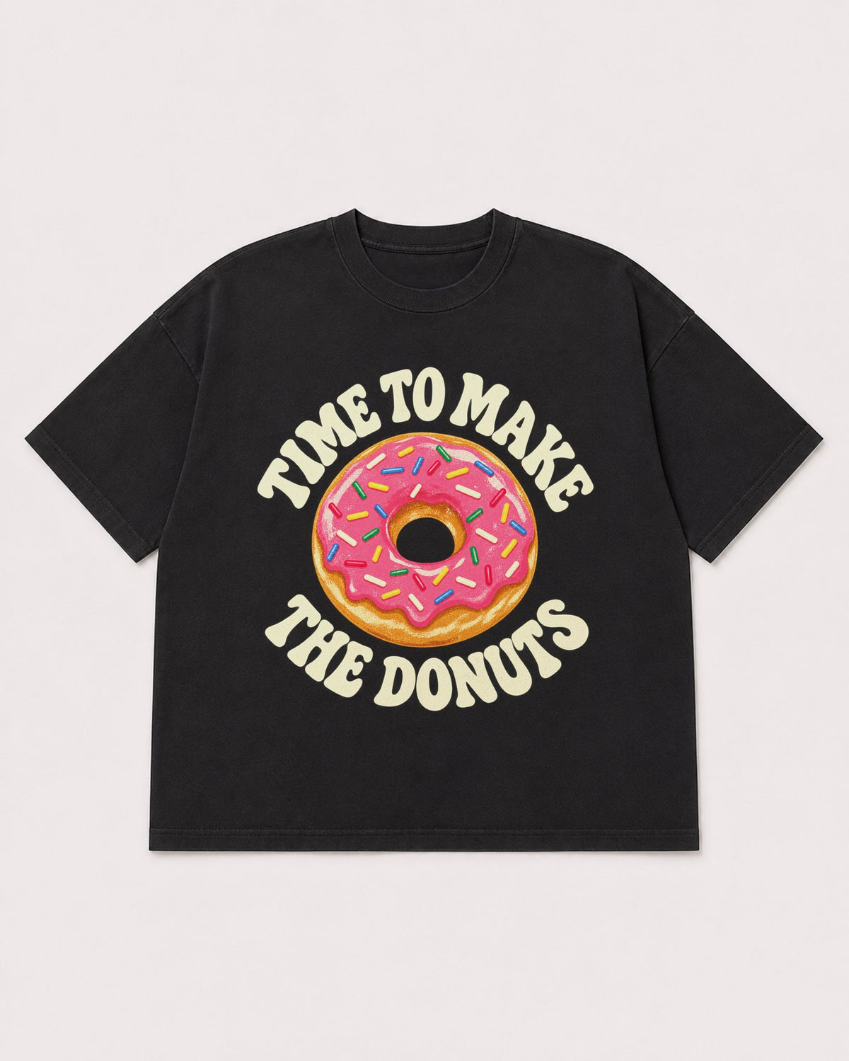 Mockup Boxy Heavyweight Tee Black product