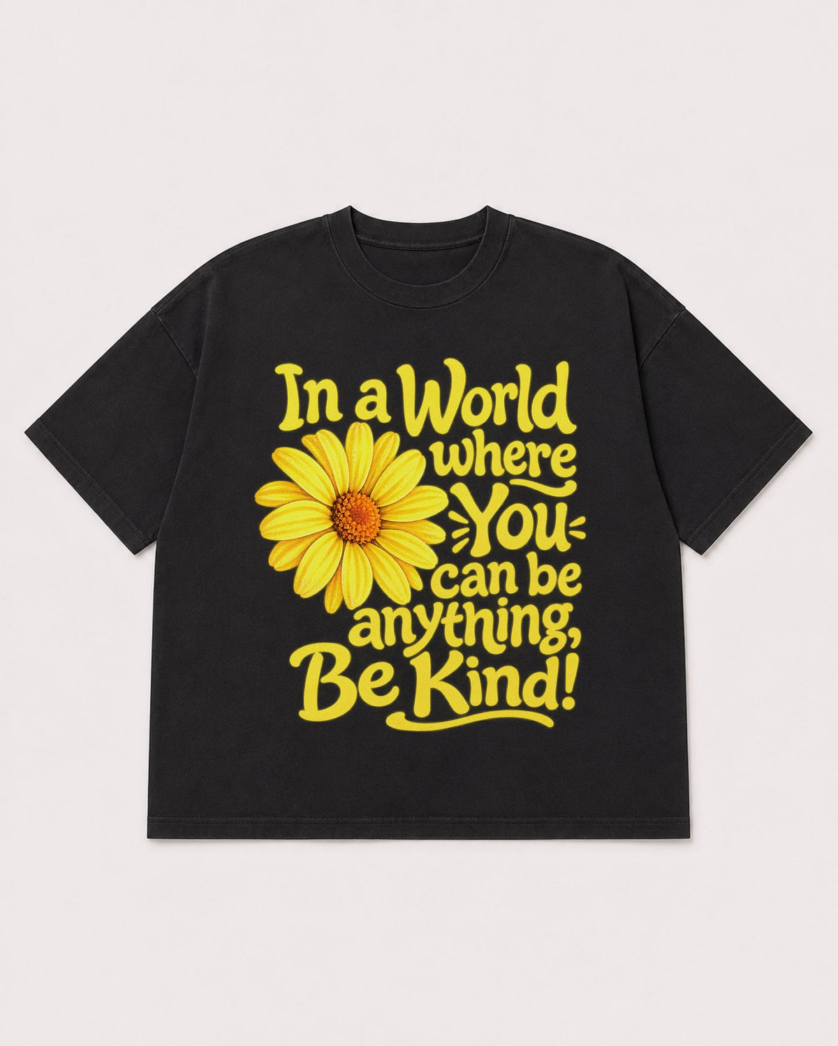 Mockup Boxy Heavyweight Tee Black product