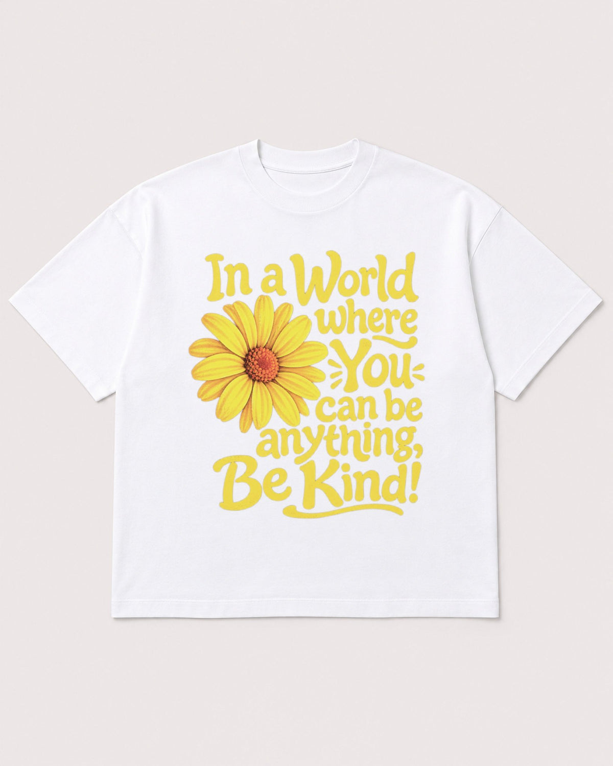 Mockup Boxy Heavyweight Tee White product