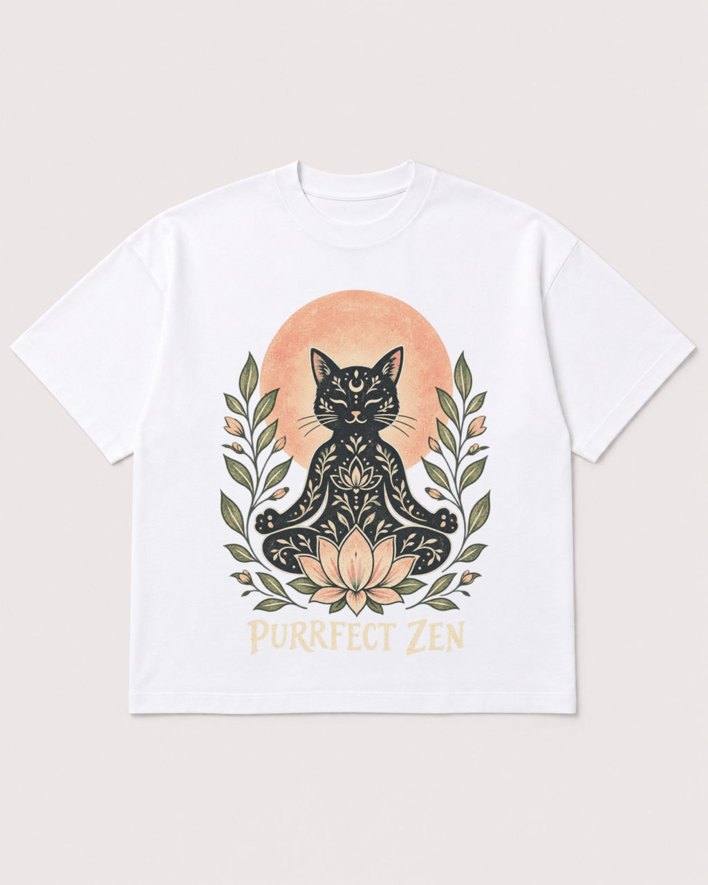 Mockup Boxy Heavyweight Tee White product