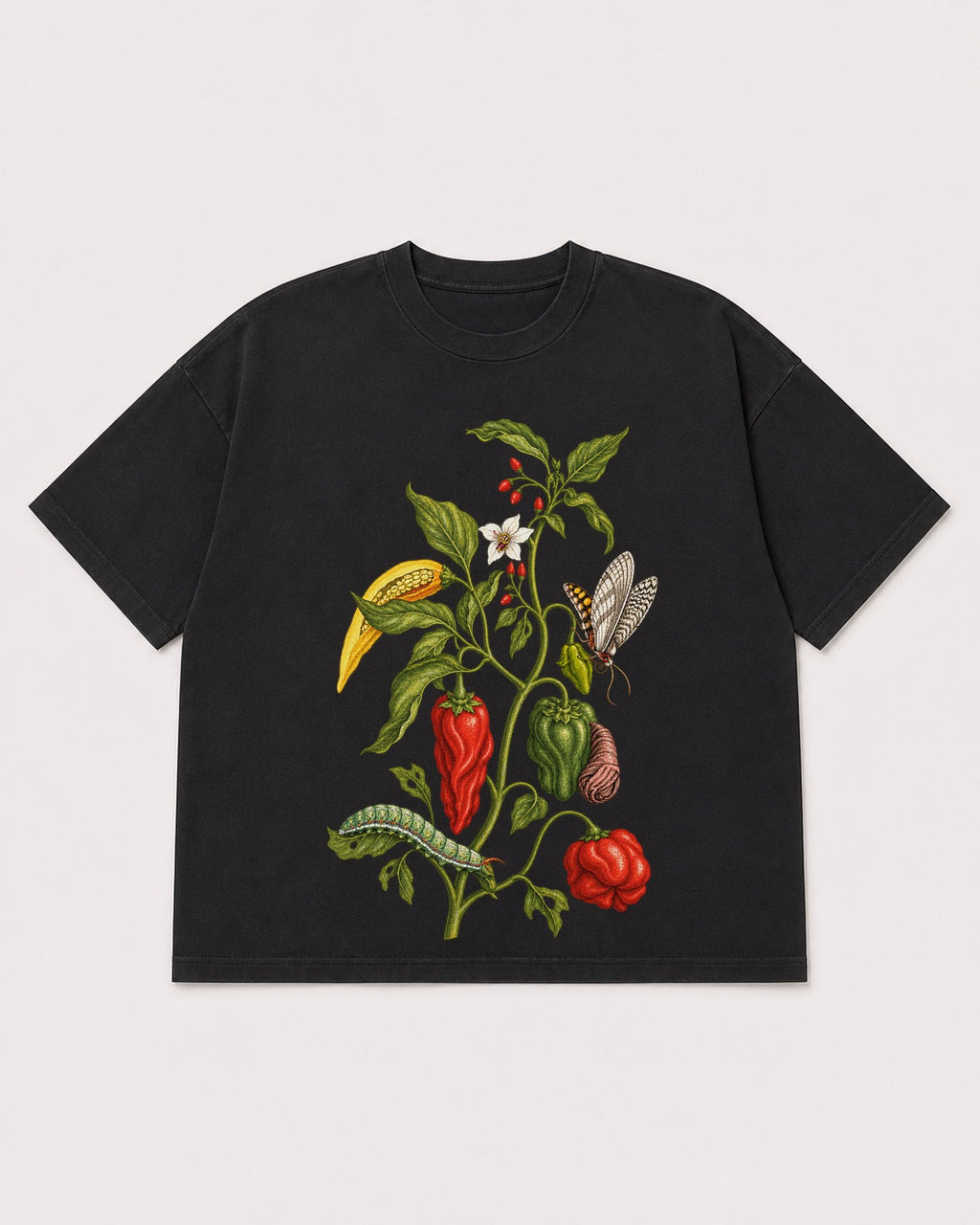 Mockup Boxy Heavyweight Tee Black product