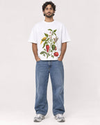 Mockup Boxy Heavyweight Tee White male full-body 17
