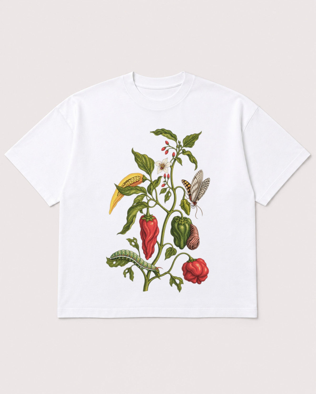 Mockup Boxy Heavyweight Tee White product
