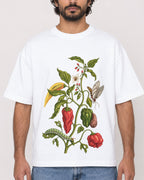Mockup Boxy Heavyweight Tee White male close-up 17