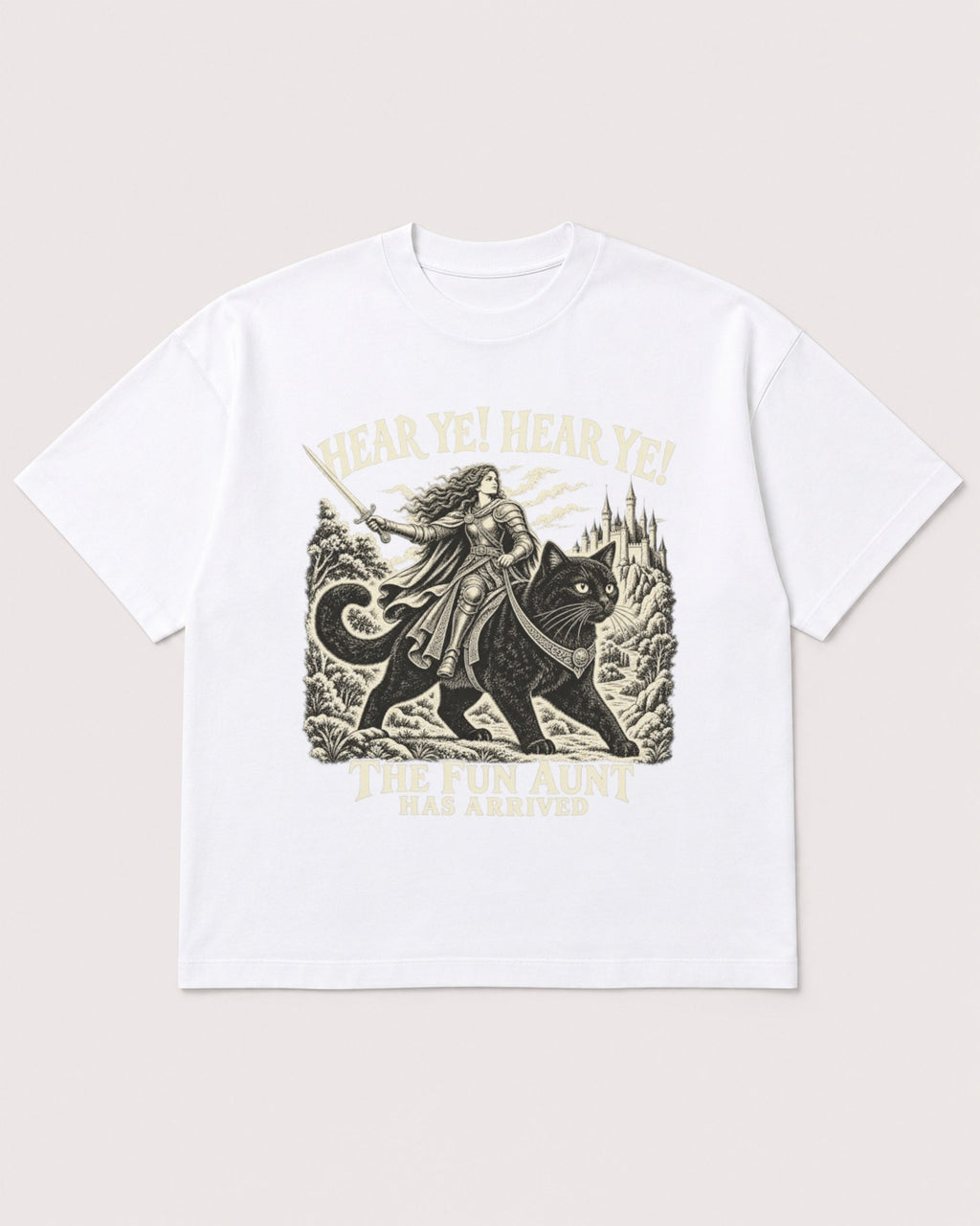 Mockup Boxy Heavyweight Tee White product