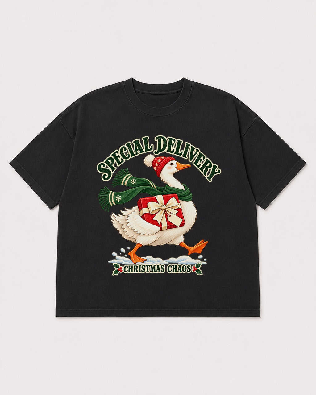 Mockup Boxy Heavyweight Tee Black product