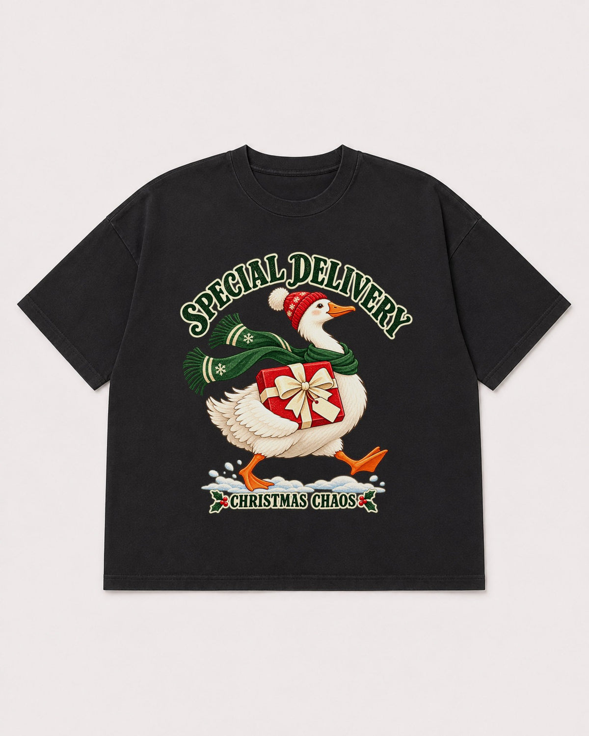 Mockup Boxy Heavyweight Tee Black product