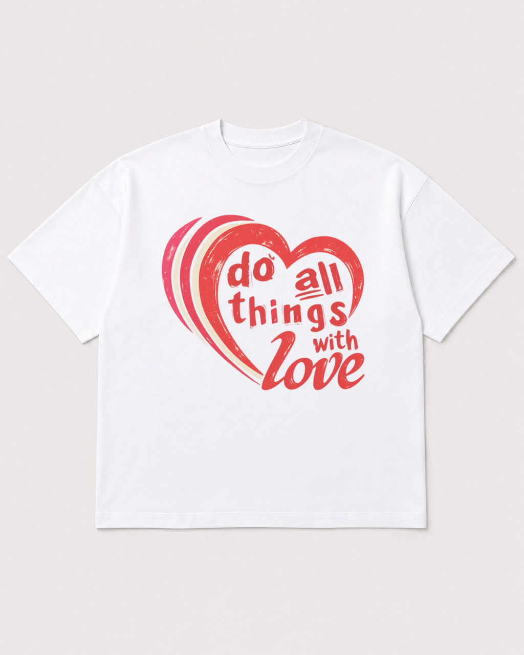 Mockup Boxy Heavyweight Tee White product