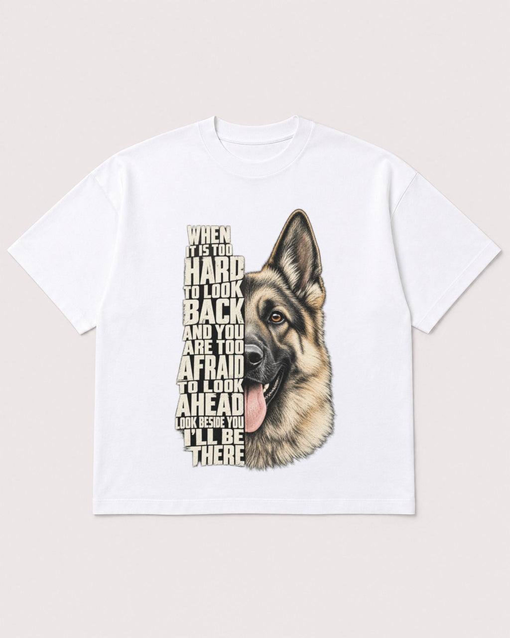 Mockup Boxy Heavyweight Tee White product