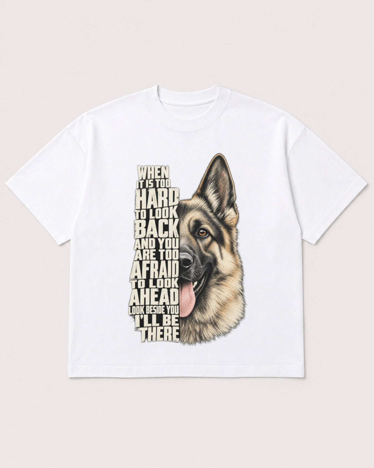 Mockup Boxy Heavyweight Tee White product