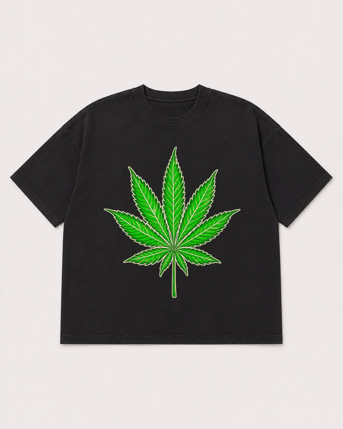 Mockup Boxy Heavyweight Tee Black product