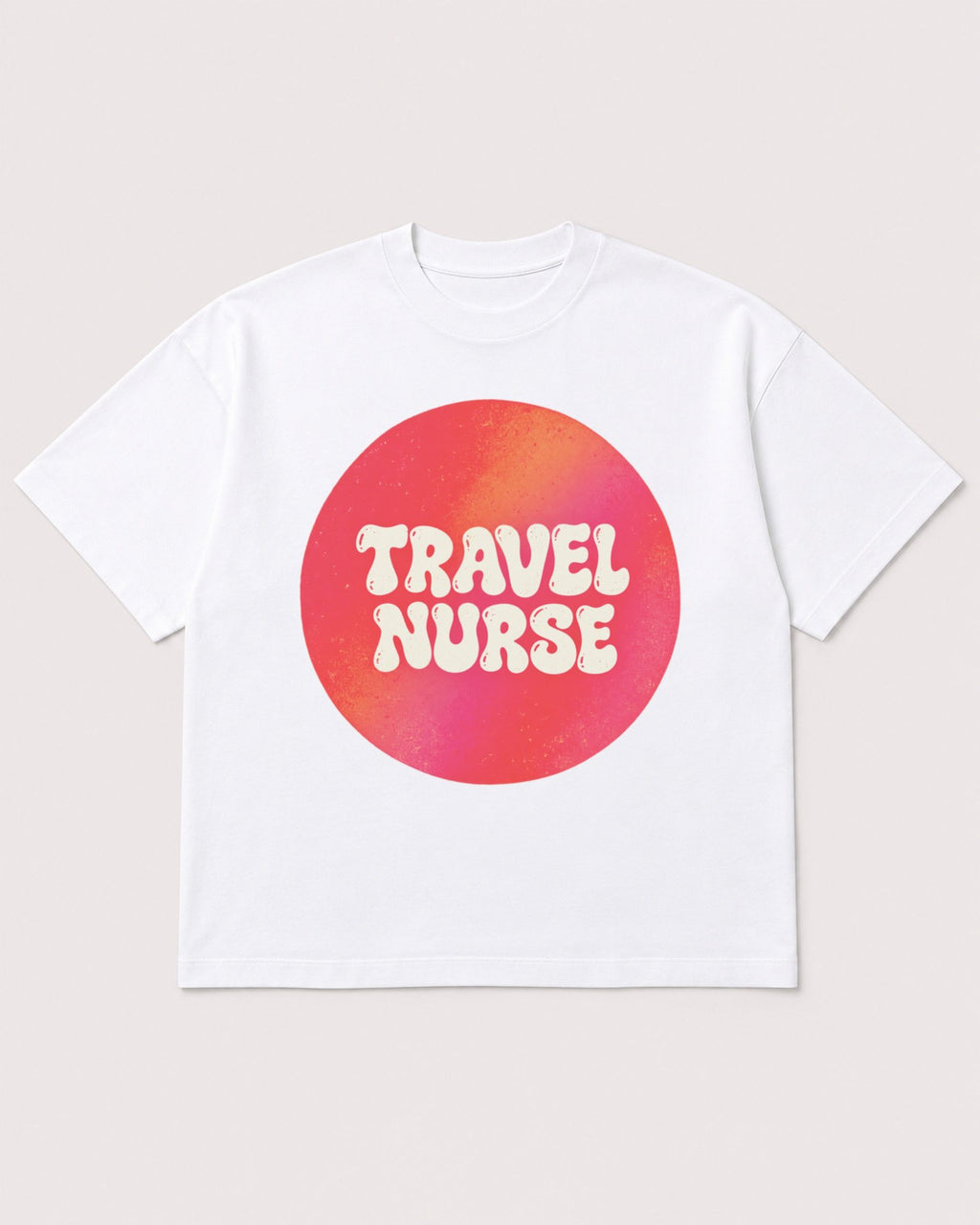 Mockup Boxy Heavyweight Tee White product