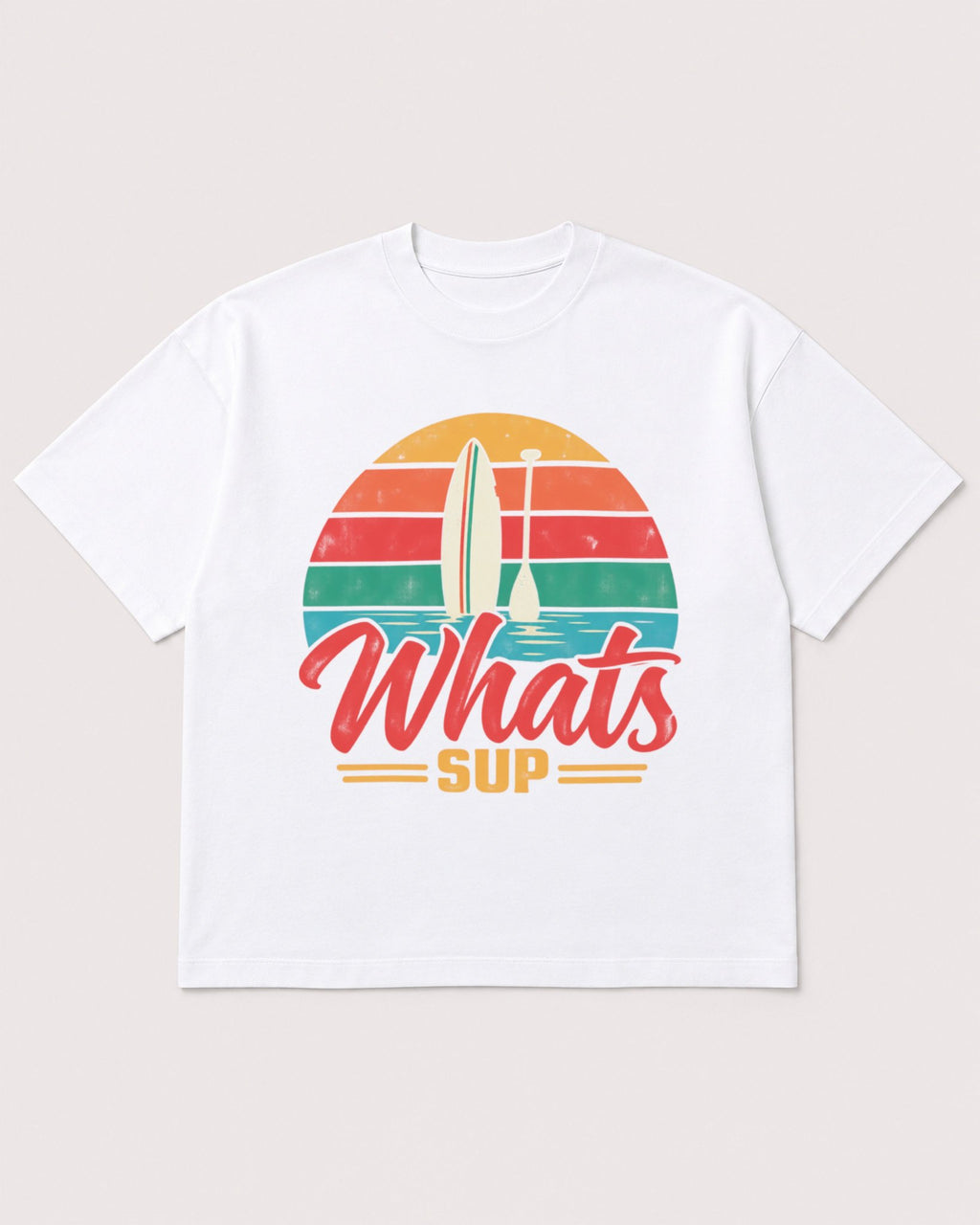 Mockup Boxy Heavyweight Tee White product