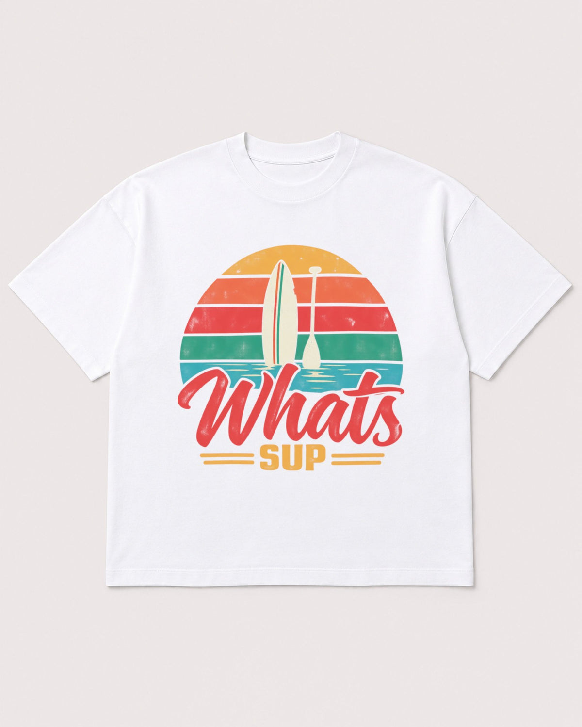 Mockup Boxy Heavyweight Tee White product