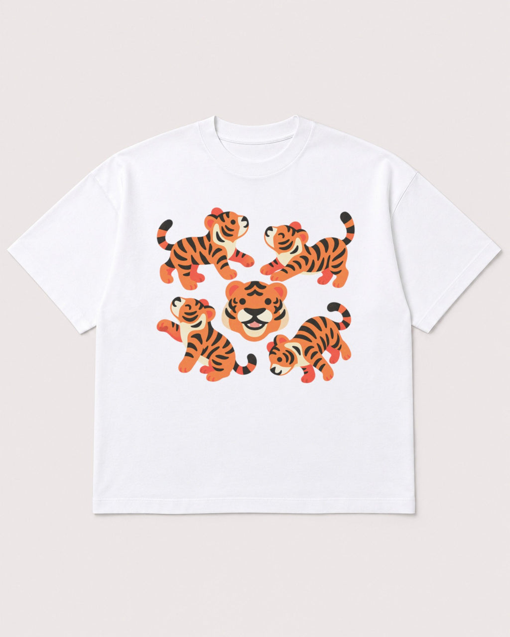 Mockup Boxy Heavyweight Tee White product